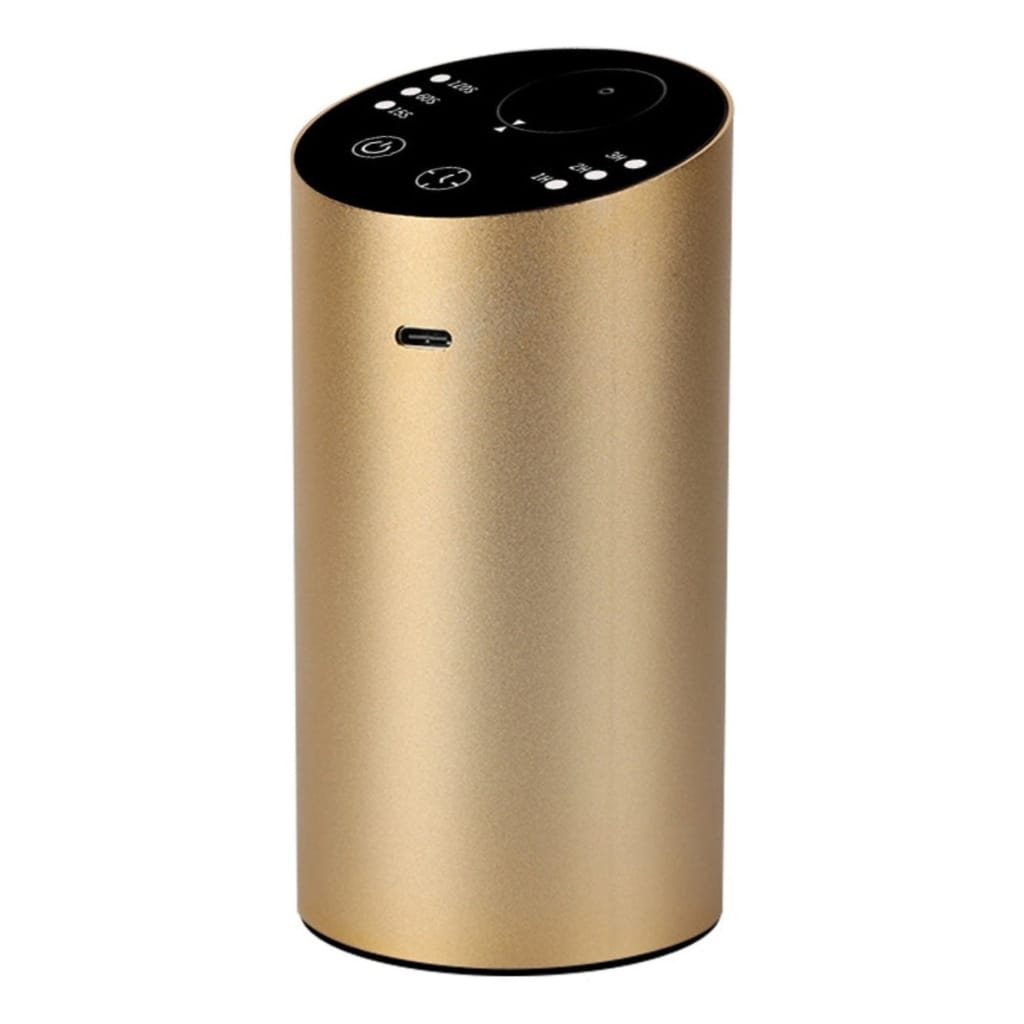 car fragrance diffuser champagne gold color front view