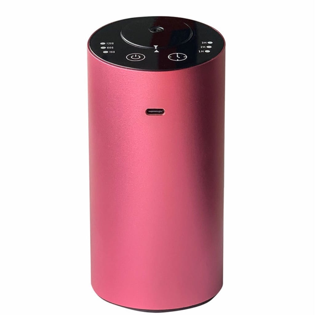 car fragrance diffuser Rose color front view
