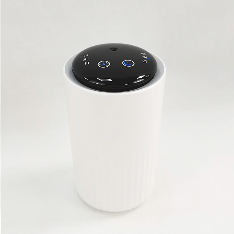 portable scent diffuser for car and desktop front view white color