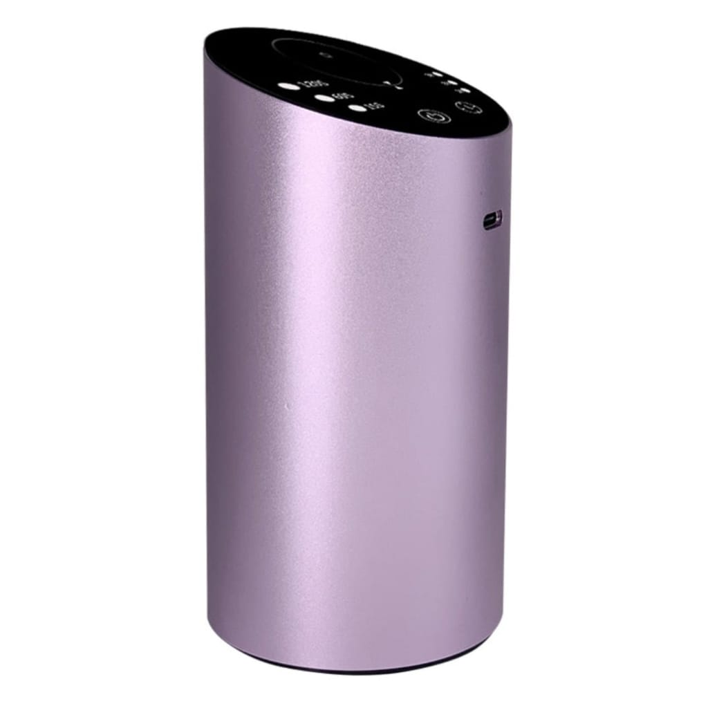 car fragrance diffuser lilac color front view