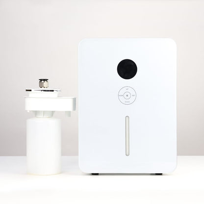 SBK-2000N HVAC Scent Diffuser white color and fragrance reservoir front view